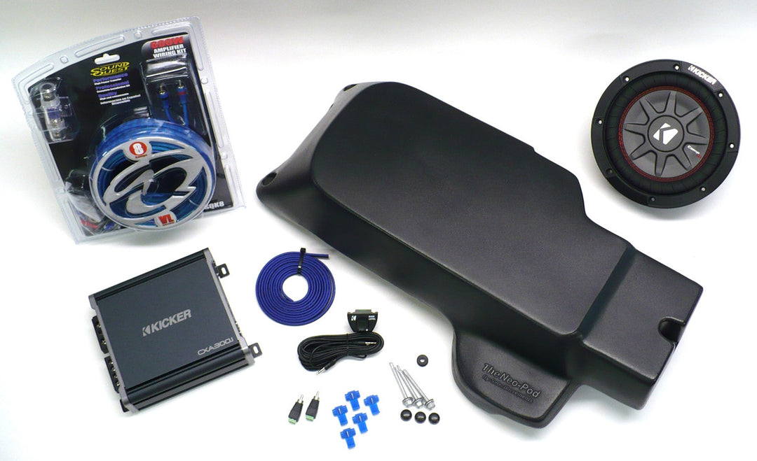 Select Increments 31649KL Neo-Pod With Kicker Sub And Amp fits 2007-2018 Jeep Wrangler JK Unlimited 4 door