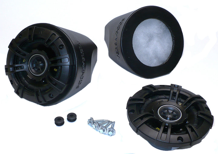 Select Increments 52308K Versa-Pods With Kicker Audio Equipment Universal Fit