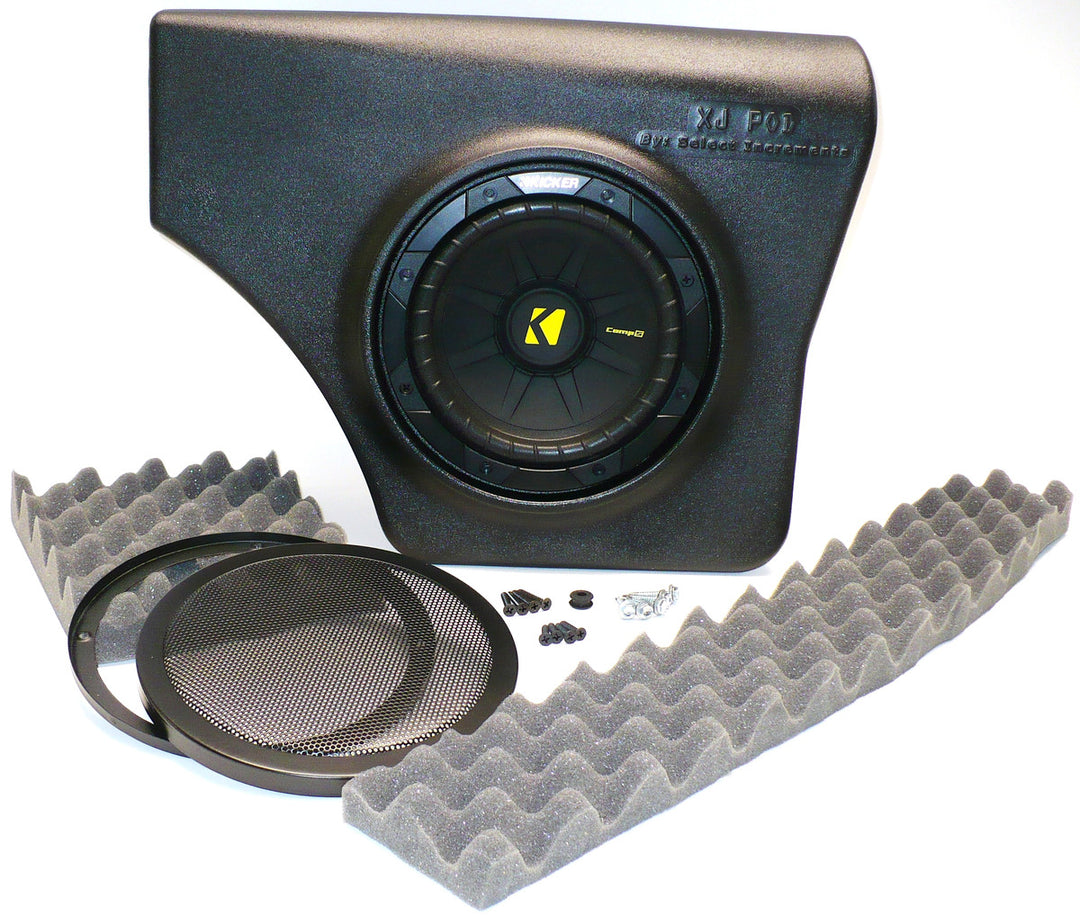 Select Increments 72625K XJ-Pod With Kicker Subwoofer fits 1984-2001 Jeep Cherokee XJ