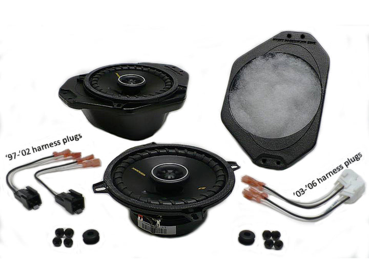 Select Increments DPW9702K5 Dash-Pods With Kicker Speakers fits 1997-2002 Jeep Wrangler TJ | LJ