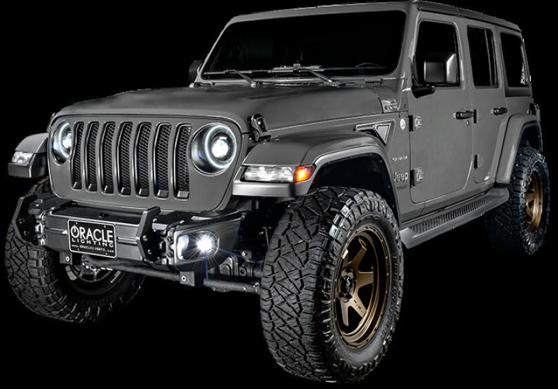 Oracle Jeep Wrangler JL/Gladiator JT Sport High Performance W LED Fog Lights - Red SEE WARRANTY