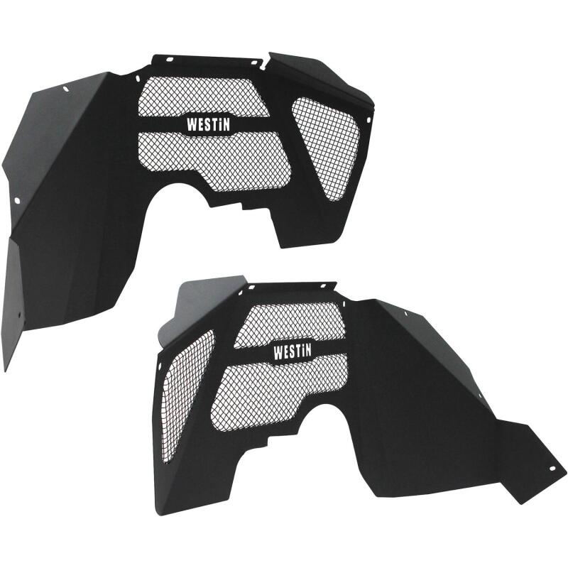 Westin 07-18 Jeep Wrangler JK Inner Fenders - Front - Textured Black