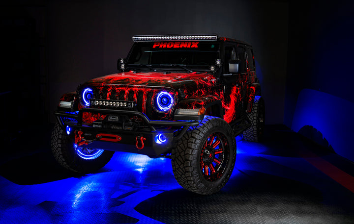 Oracle Jeep Wrangler JL/JT Sport High Performance W LED Fog Lights - w/o Controller SEE WARRANTY