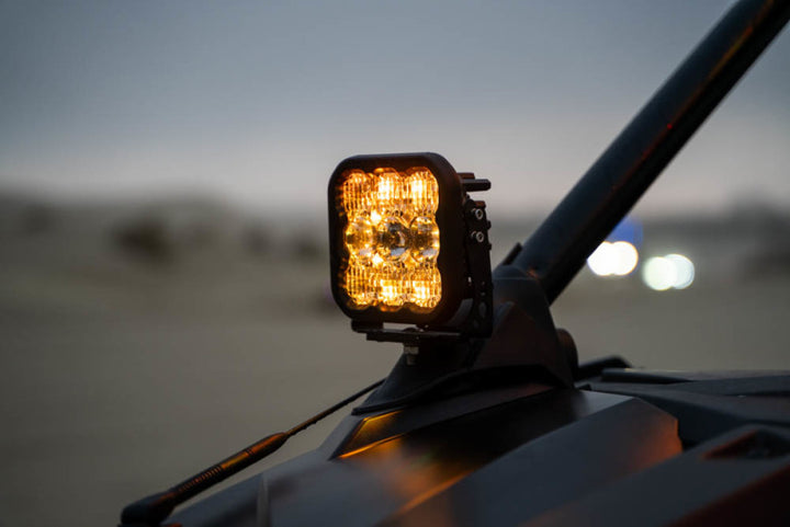 Diode Dynamics 20-Present Polaris RZR A-Pillar LED Pod Kit SS3 Pro - White Combo