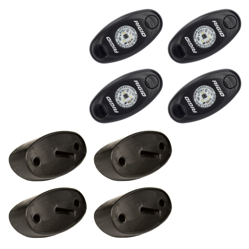 Rigid Industries Rock Light Kit- Amber (4 lights)