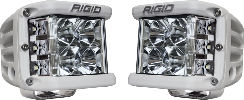 Rigid Industries D-SS - Flood - Set of 2 - White Housing