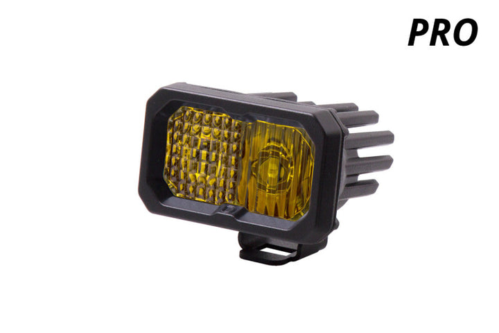 Diode Dynamics Stage Series 2 In LED Pod Pro - Yellow Combo Standard ABL Each