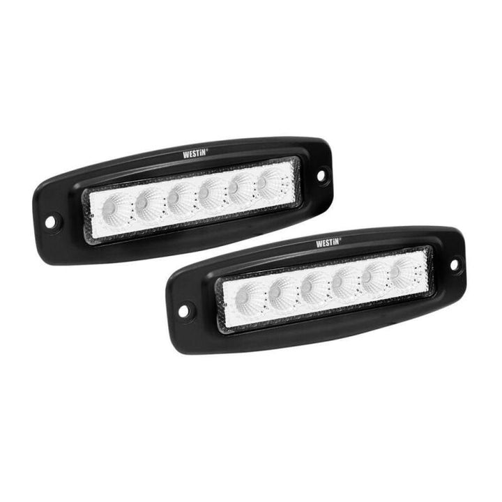 Westin Single Row 6 x 3W Bridgelux w/terminated wiring (set of 2) - Black