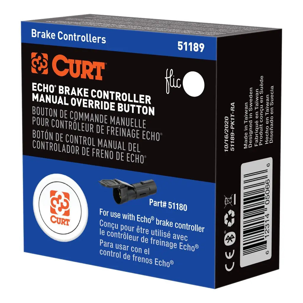 Curt 51189 Echo Brake Controller Manual Override Button