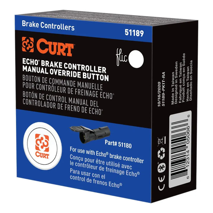 Curt 51189 Echo Brake Controller Manual Override Button