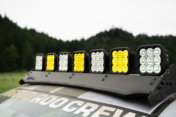 Diode Dynamics SS5 Sport Universal CrossLink 7-Pod Lightbar - White Driving