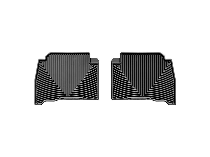 WeatherTech 08-13 Lexus LX570 Rear Rubber Mats - Black