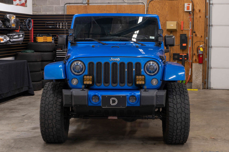 Diode Dynamics Jeep JK SS5 CrossLink Bumper Lightbar Kit Pro Driving