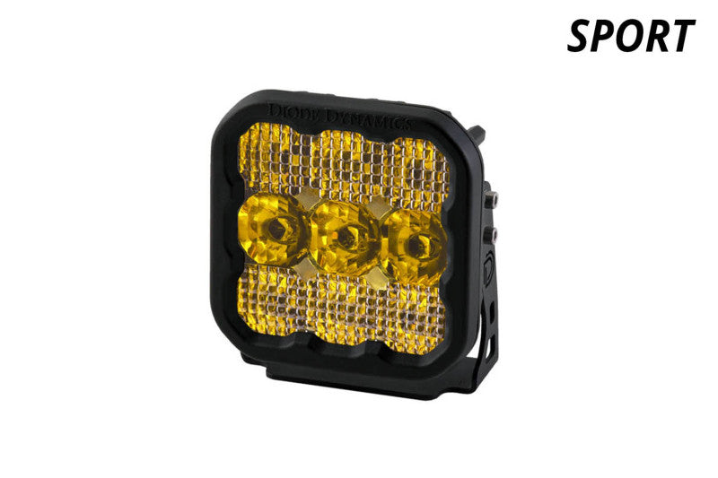 Diode Dynamics SS5 LED Pod Sport - Yellow Combo (Single)