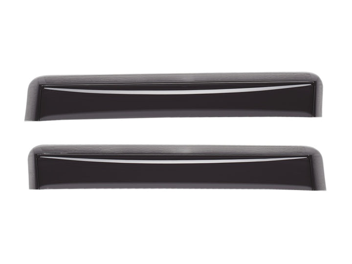 WeatherTech 14+ Chevrolet Silverado 1500 Rear Side Window Deflectors - Dark Smoke