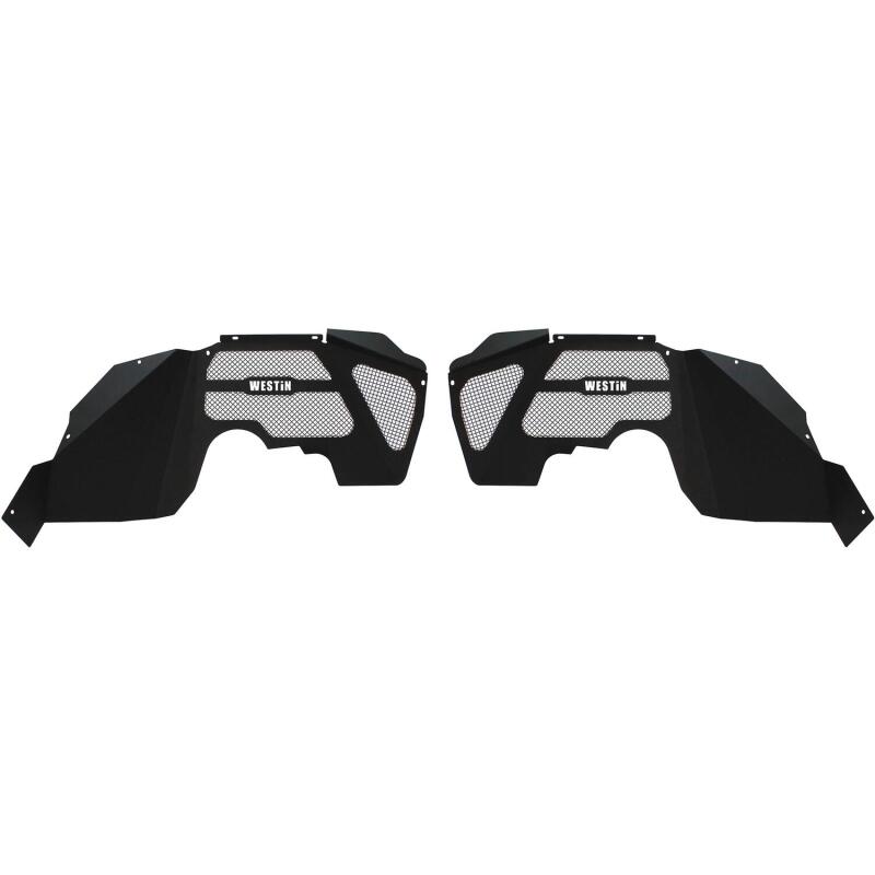 Westin 07-18 Jeep Wrangler JK Inner Fenders - Front - Textured Black