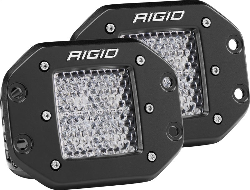 Rigid Industries Dually - Flush Mount - 60 Deg. Lens - Set of 2