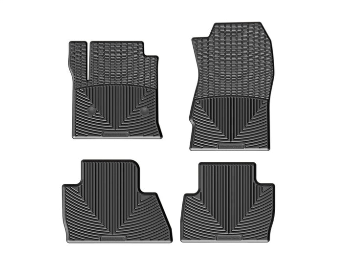 WT Rubber Mats - Front - Blk