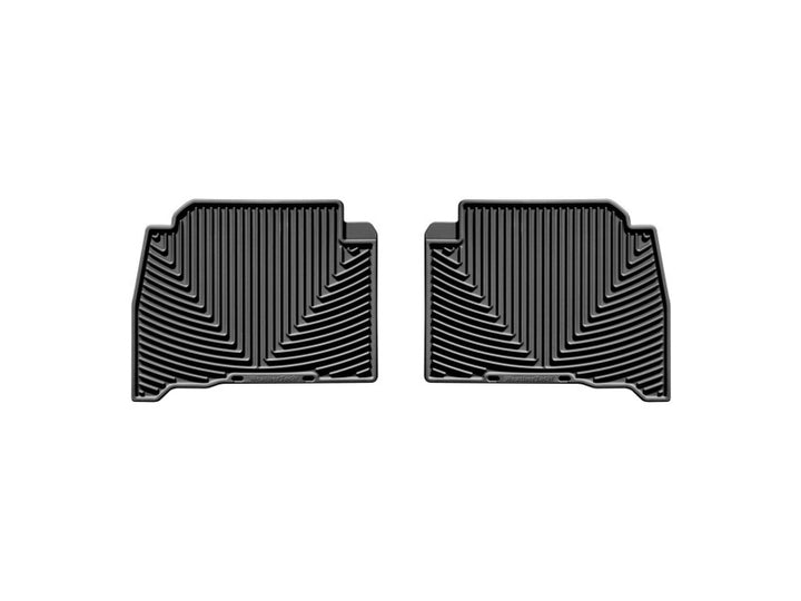 WeatherTech 08-13 Lexus LX570 Rear Rubber Mats - Black