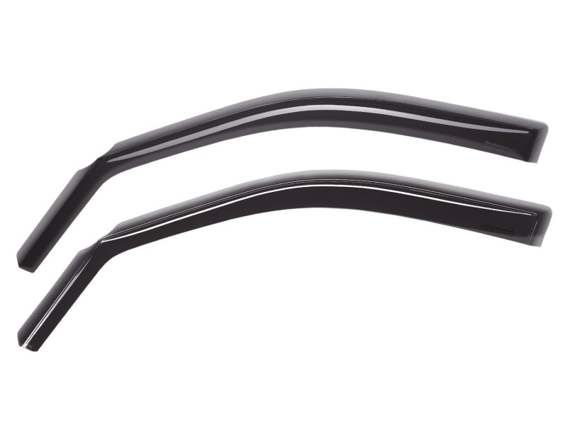 WeatherTech 2019+ Chevrolet Silverado 1500 Crew Cab Front Side Window Deflectors - Dark Smoke