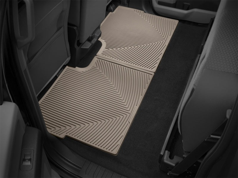 WeatherTech 2015-2020 Ford F-150 Rear Rubber Mats - Tan