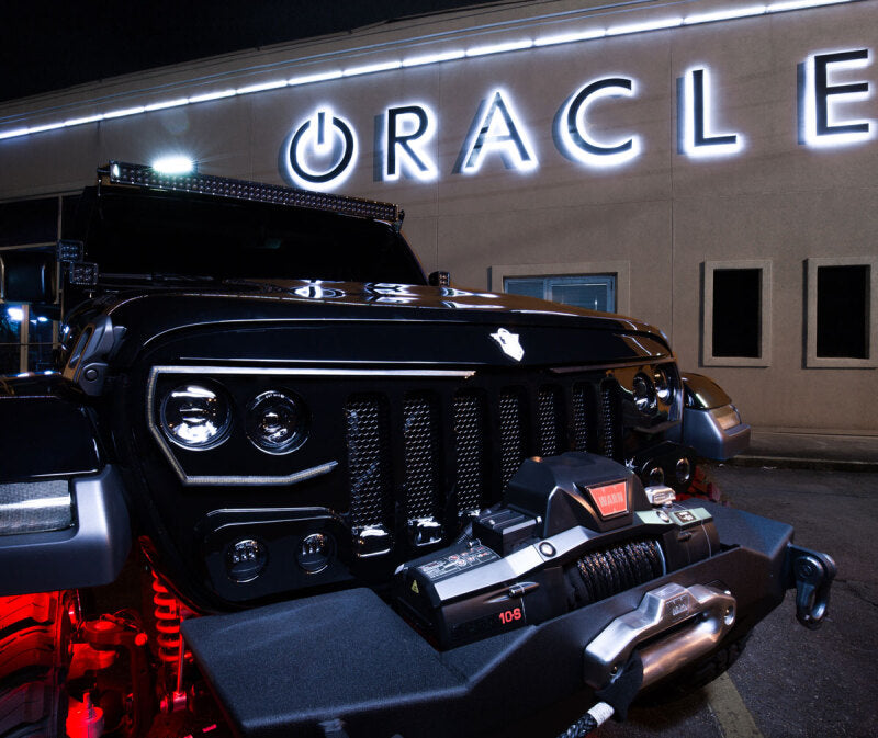 Oracle Black Series - 7D 52 300W Dual Row LED Light Bar - 6000K SEE WARRANTY