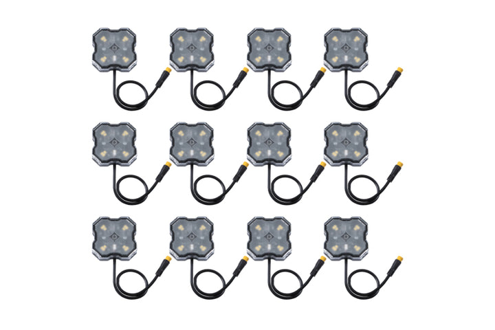 Diode Dynamics Single-Color Rock Light Installer Kit (12-pack)