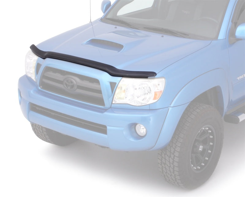 AVS 12-15 Toyota Tacoma High Profile Bugflector II Hood Shield - Smoke