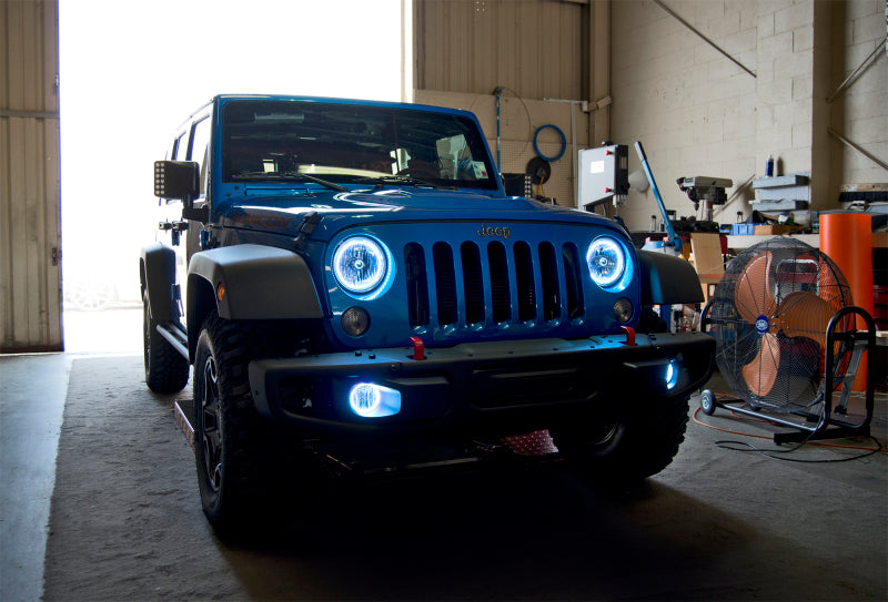 Oracle Jeep Wrangler 07-17 LED Halo Kit - White SEE WARRANTY