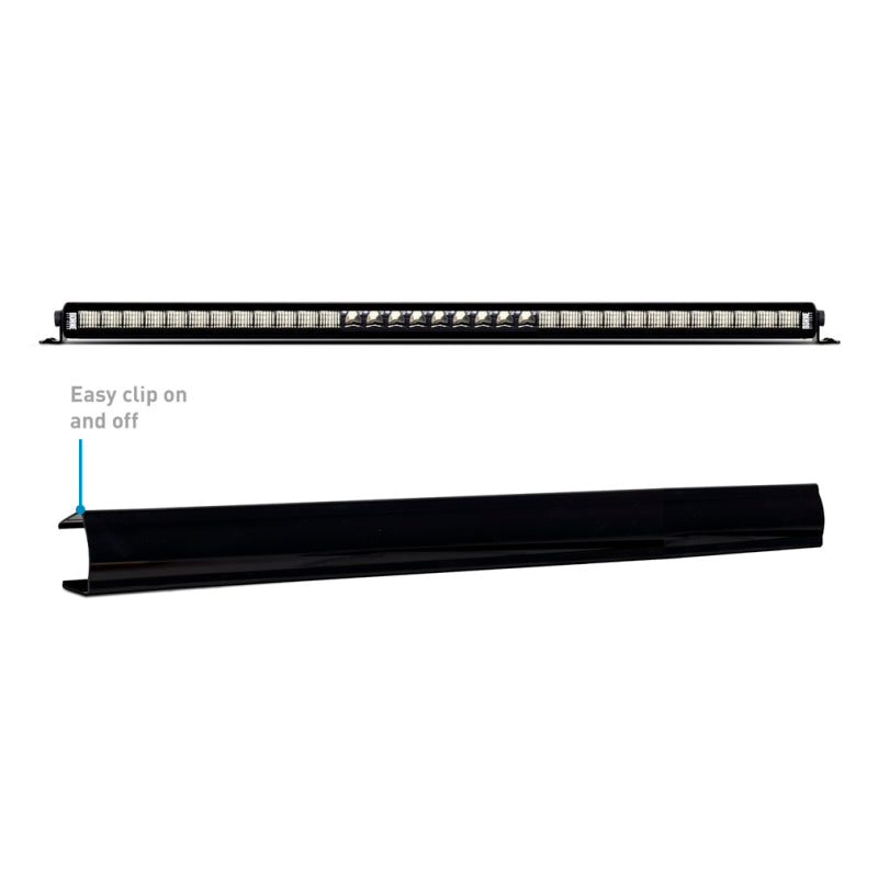 Borne Off-Road Light Bar Cover Single Row 30in Black