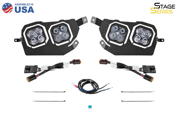 Diode Dynamics 14-23 Polaris RZR XP SS3 LED Headlight Kit - Sport White ABL