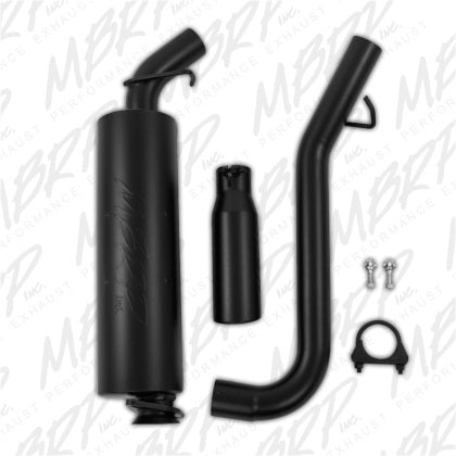 MBRP S5500BLK Catback Exhaust Black Fits 2000-2006 Jeep Wrangler (JK) Inline-4 2.5L Inline-6 4.0L