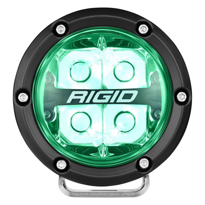 Rigid Industries 360-Series 4in LED Off-Road Spot Beam - RGBW (Pair)