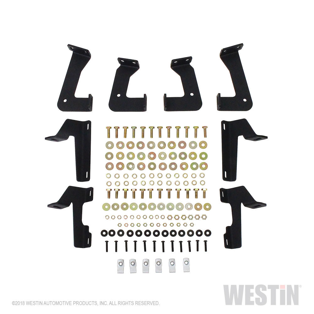 Westin 56-13315 HDX Drop Nerf Bar Set Textured Black Fits 2007-2018 Jeep Wrangler JK 2 Door