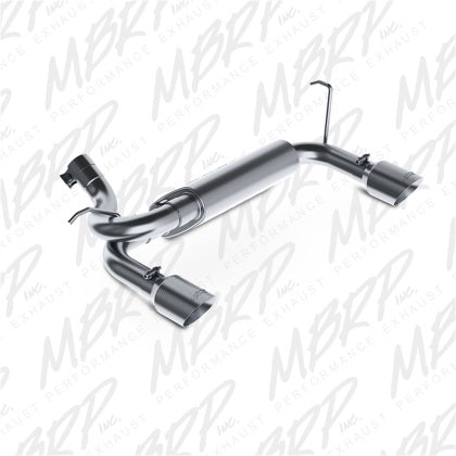MBRP S5528409 Rear Exit T409 Performance Exhaust System Fits 2007-2018 Jeep Wrangler JK