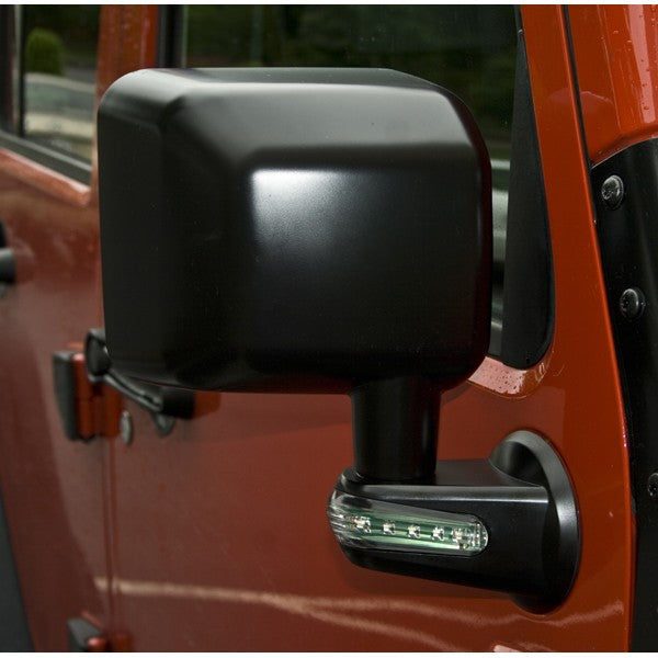 Rugged Ridge 11002.14 Door Mirror with LED Signals Right Hand Passenger Side Fits 2007-2018 Jeep Wrangler JK | JKU