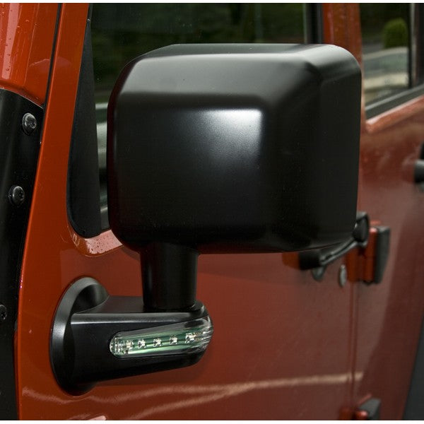 Rugged Ridge 11002.15 Door Mirror with LED Signals Left Hand Driver Side Fits 2007-2018 Jeep Wrangler JK | JKU