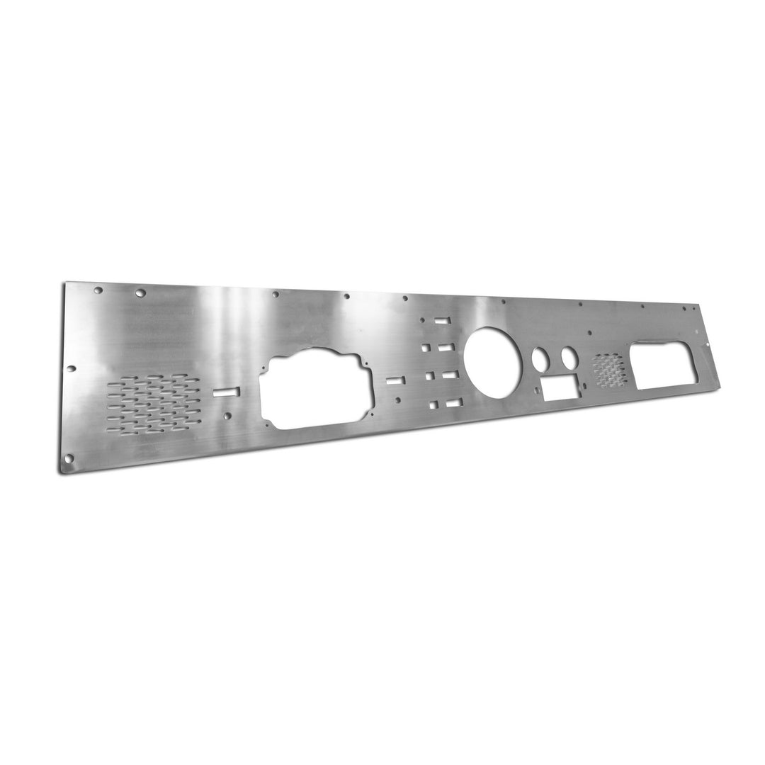 Rugged Ridge 11144.12 Stainless Steel Dash Panel with Pre-Cut Holes Fits 1976-1986 Jeep CJ Models