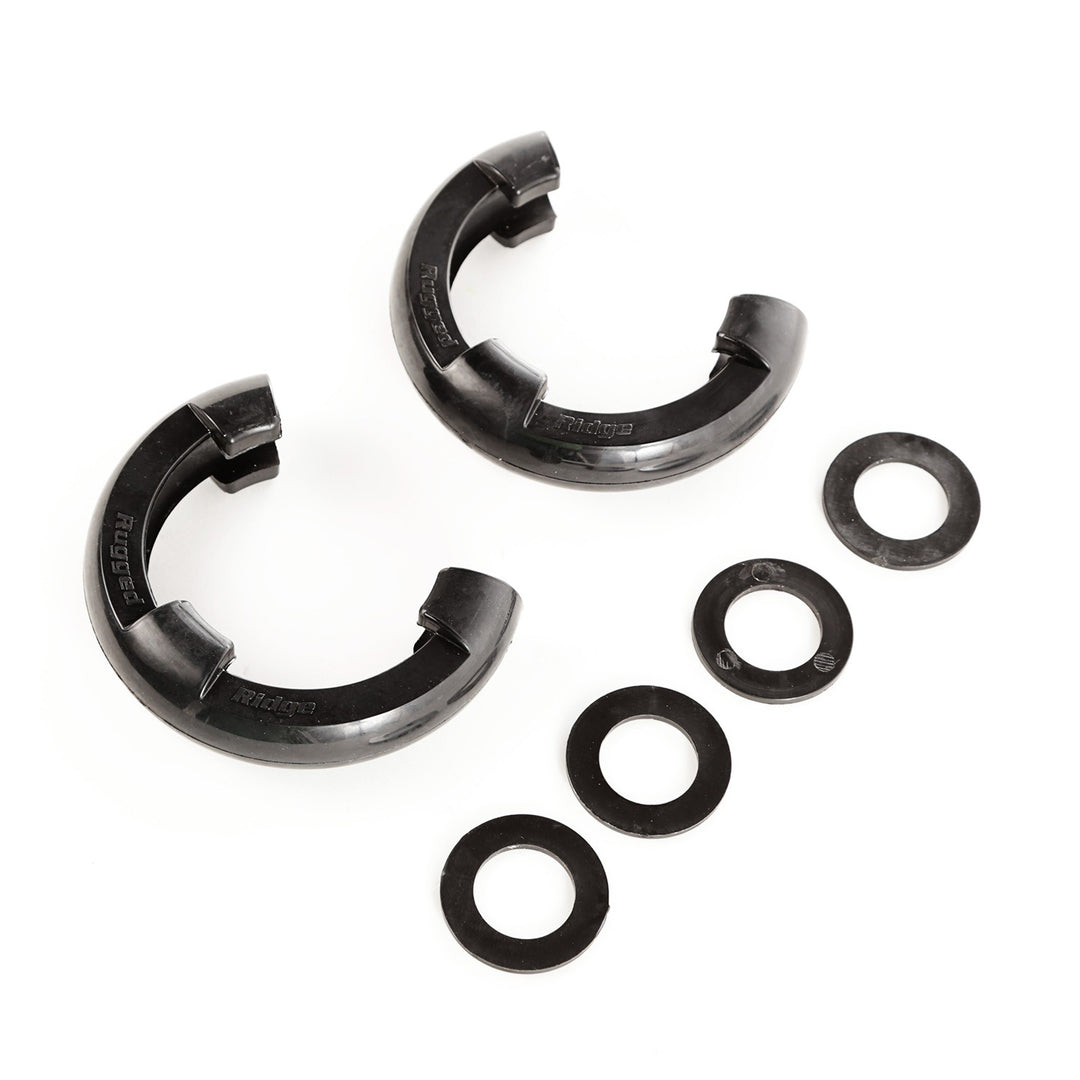 Rugged Ridge 11235.40 Black 7/8 inch D-Ring Isolator Kit