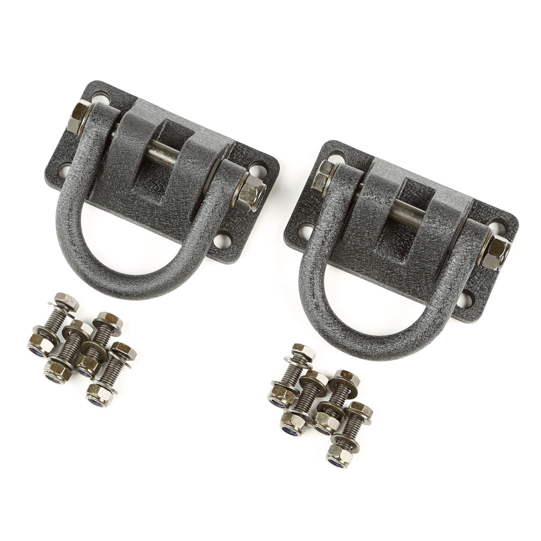 Rugged Ridge 11540.20 XHD Textured Black D-Ring Set