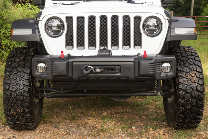 Rugged Ridge 11544.24 Spartacus Stubby Bumper Fits 2018-Current Jeep Wrangler JL and Gladiator JT