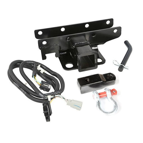 Rugged Ridge 11580.62 Receiver Hitch Kit with D shackle Fits 2007-2018 Jeep Wrangler JK