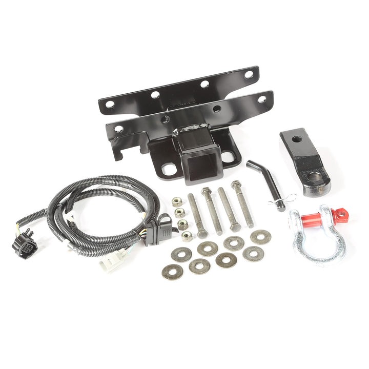 Rugged Ridge 11580.62 Receiver Hitch Kit with D shackle Fits 2007-2018 Jeep Wrangler JK