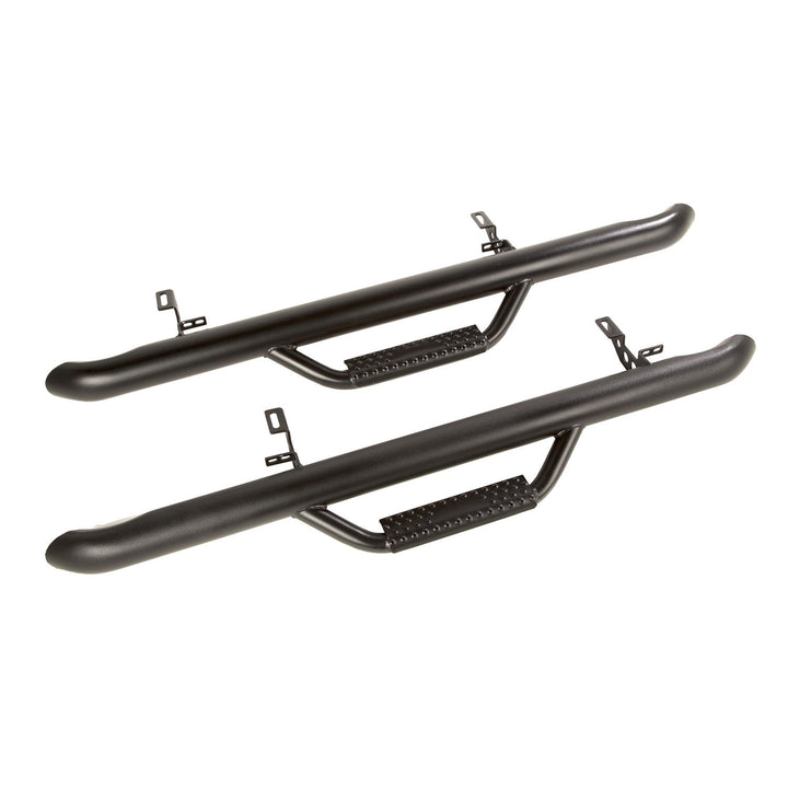 Rugged Ridge 11596.01 Spartan Nerf Bar Set Textured Black Fits 2007-2011 Jeep Wrangler JK 2 Door