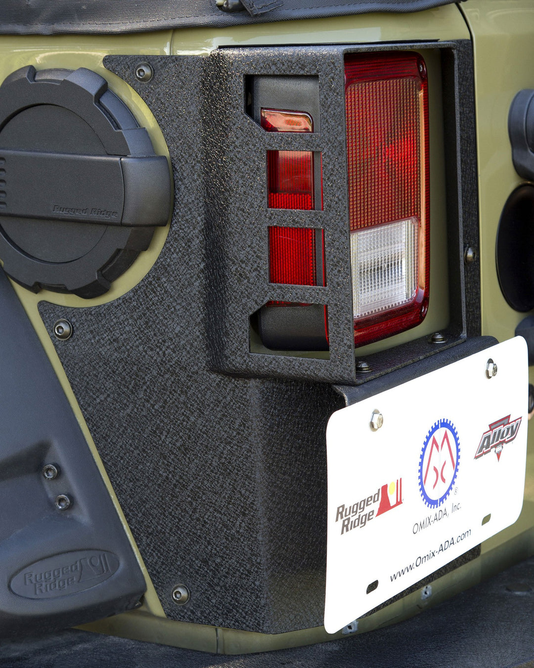 Rugged Ridge 11615.20 XHD Rear Corner Guard Set Fits 2007-2018 Jeep Wrangler JKU 4 Door