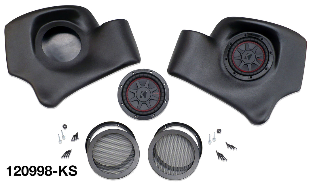 Select Increments 120998-KS Opti-Pods With Kicker Speakers and Subwoofer fits 1997-2006 Jeep Wrangler and Unlimited TJ | LJ
