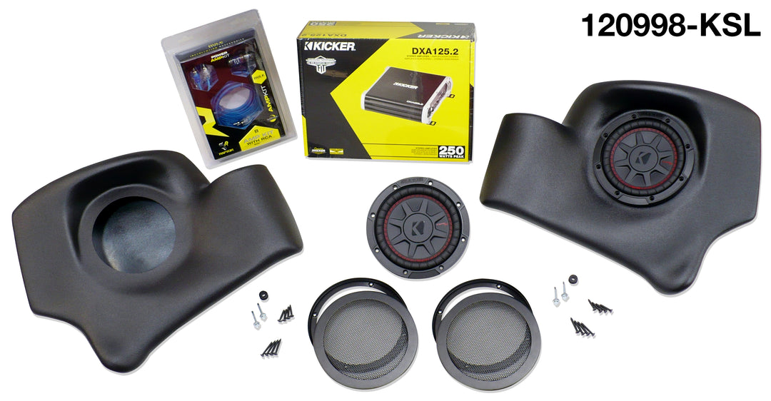 Select Increments 120998-KSL Opti-Pods With Kicker Speakers, Subwoofer and Amp  fits 1997-2006 Jeep Wrangler and Unlimited TJ | LJ