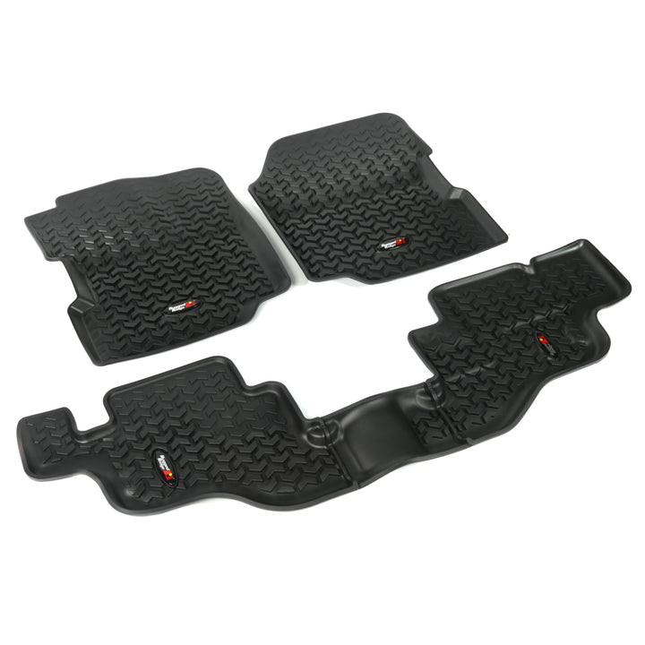 Rugged Ridge 12987.09 Black Floor Liner Kit Fits 1976-1995 Jeep CJ-7 and Wrangler YJ