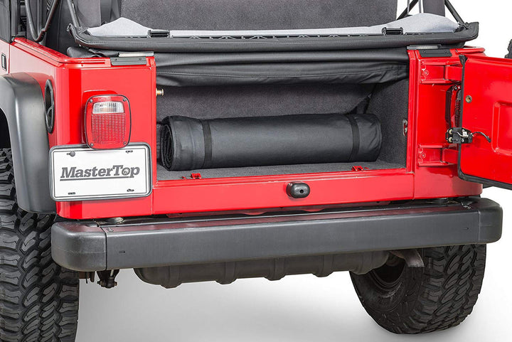 MasterTop 13100301 Soft Top Window Protection Roll For 76-18 Jeep CJ | YJ | TJ | JK Wrangler Black Diamond