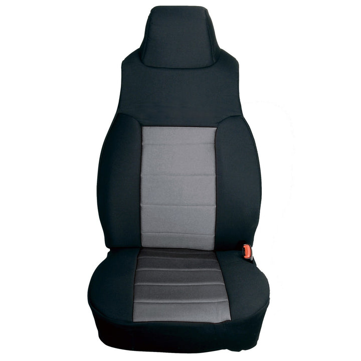 Rugged Ridge 13211.09 Neoprene Front Seat Cover Kit Fits 1991-1995 YJ Jeep Wrangler Black/Gray